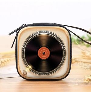 Retro Vinyl Record Player Mini Case